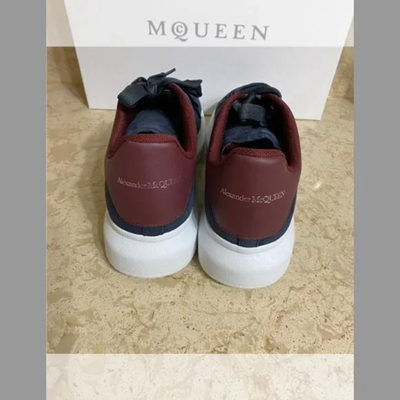 McQueen NIB Men's Suede Leather-Backstay Oversized Sneakers(ORIG.$650) (8) (41)